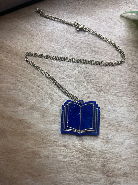 Magical Tome necklace