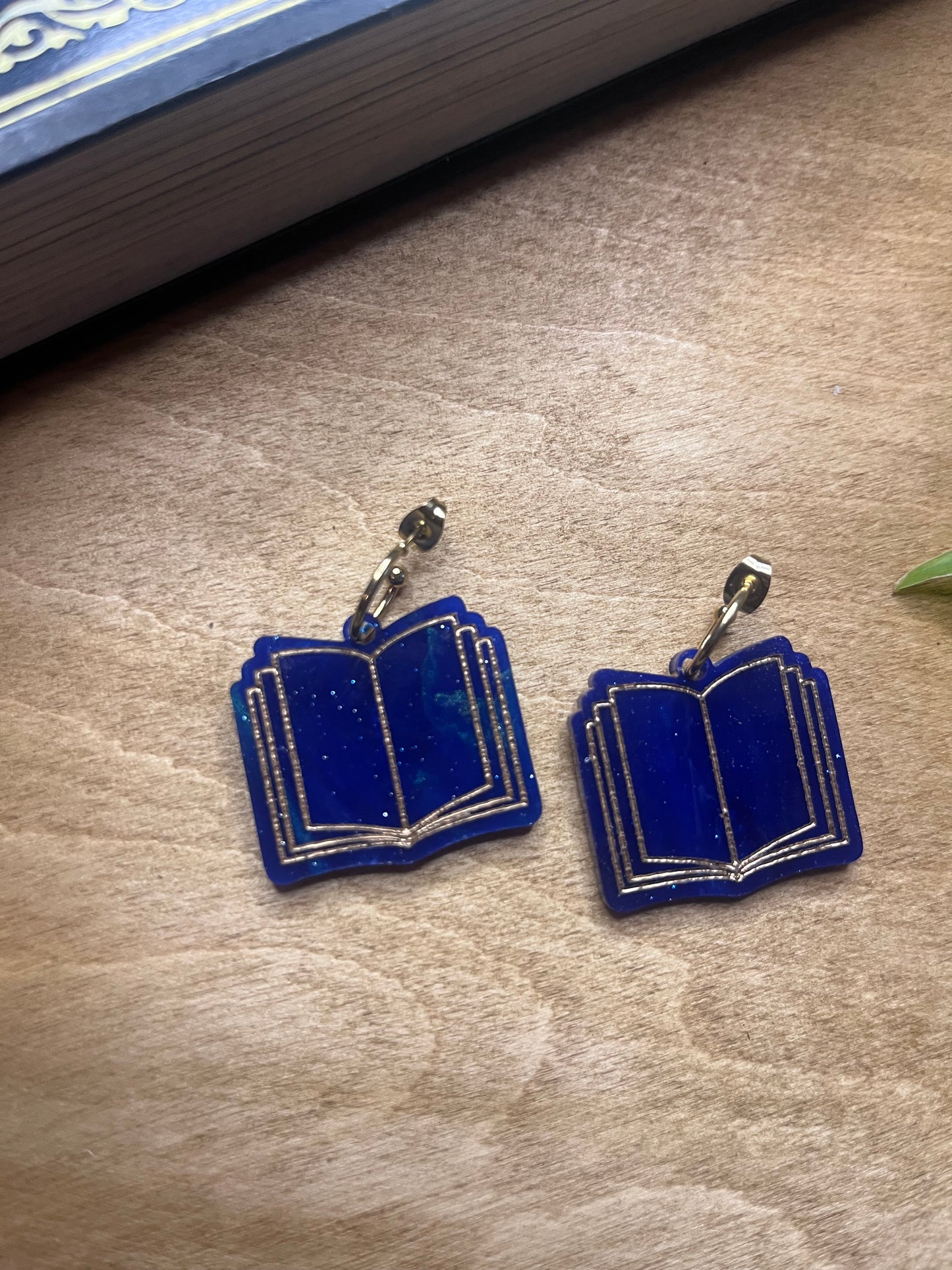 Magical Tome earrings